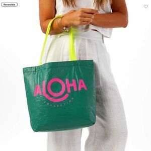 ALOHA COLLECTION Reversible Tote Bag